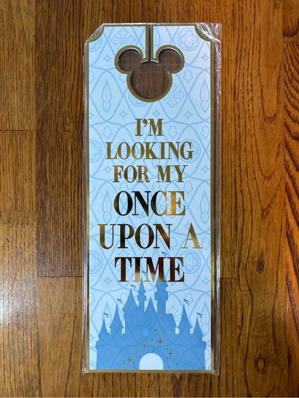 Disney Parks Once Upon a Time ~ Happily Ever After Reversible Door Hanger NEW